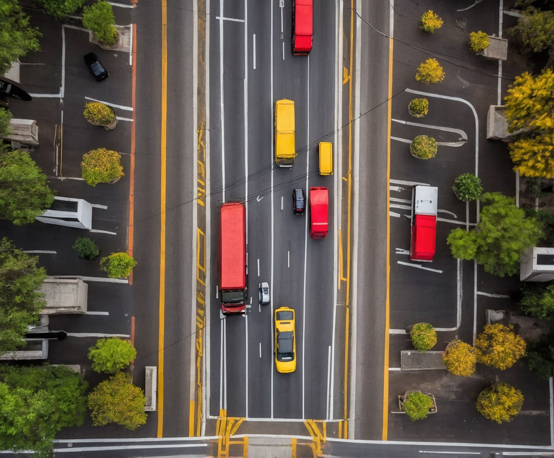 Camión de reparto rápido y eficiente en carretera.